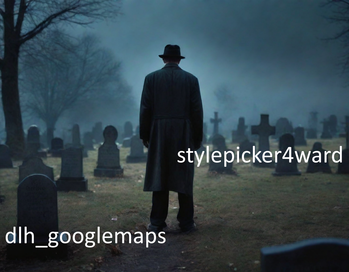 Image graveyard with two plugins